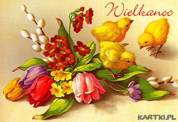 Niech bazie wierzbowe słońcem zakwitają, niech zdziwione kury znoszą jajka kolorowe, niech chłopcy za dziewczynami ze śmigusem biegają a Święta będą wesołe, pogodne i zdrowe! 