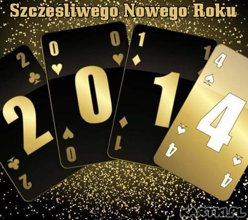 Niech ten Nowy Rok dobre karty Ci da!