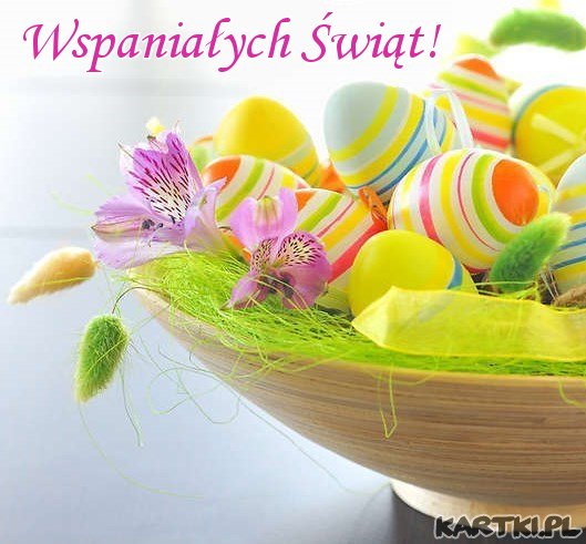 Niech Wielkanocny czas przyniesie moc szczęścia i pociechy dla serca!