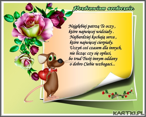 POZDROWIENIA