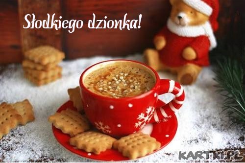 Przedświąteczne pozdrowienia i słodkiego dnia życzenia....