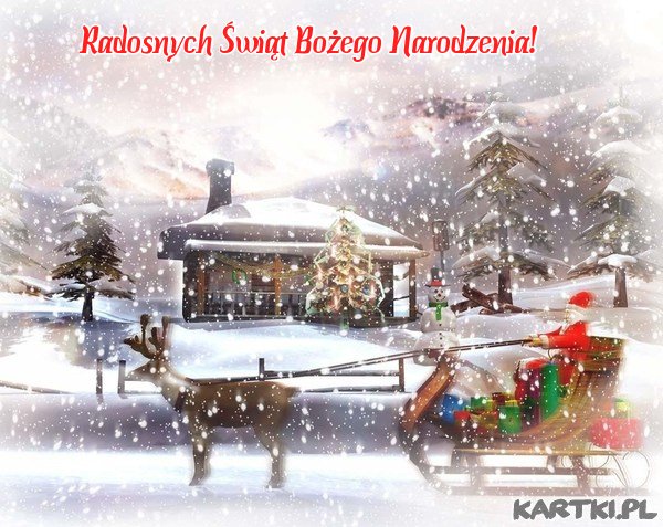 Radosnych Świąt Bożego Narodzenia!