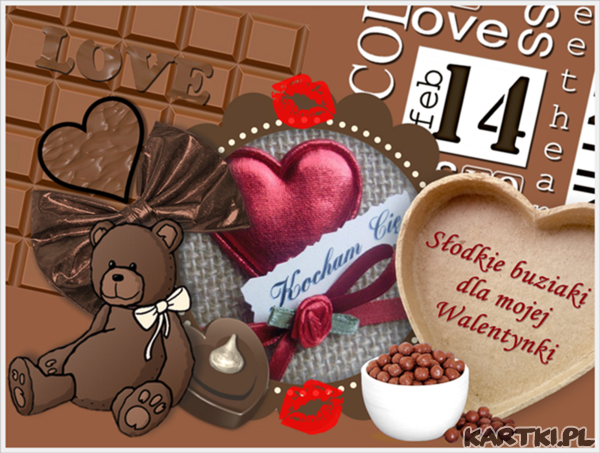 Słodkie buziaki dla mojej Walentynki