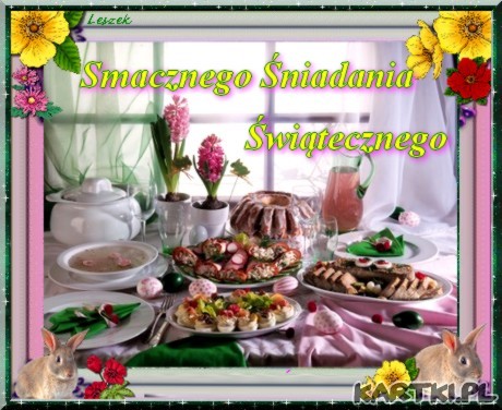 Smacznego Śniadania Swiątecznego