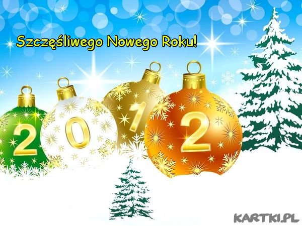 Szczęśliwego Nowego Roku