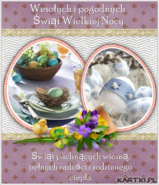 Wesołych i pogodnych Świąt Wielkiej Nocy
