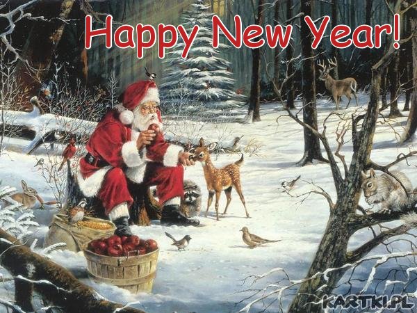 Wesołych Świąt i Szczęśliwego Nowego Roku życzy Dziadek Mróz