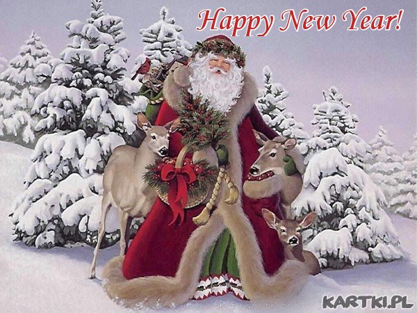 Wesołych Świąt i Szczęśliwego Nowego Roku życzy Dziadek Mróz