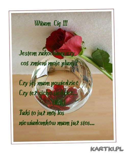 Wiersz na "NA WALENTYNKĘ"