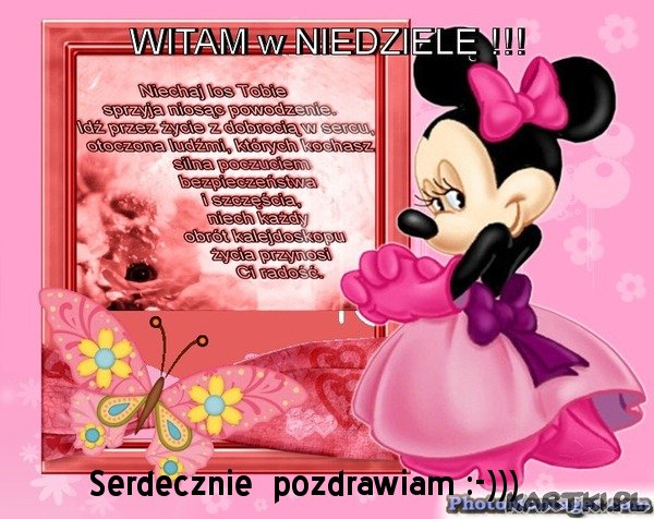 Witam w niedzielę