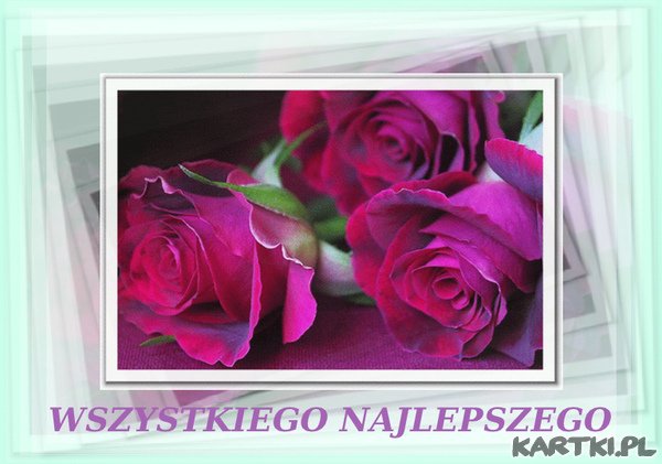 * Z NAJLEPSZYMI ŻYCZENIAMI *