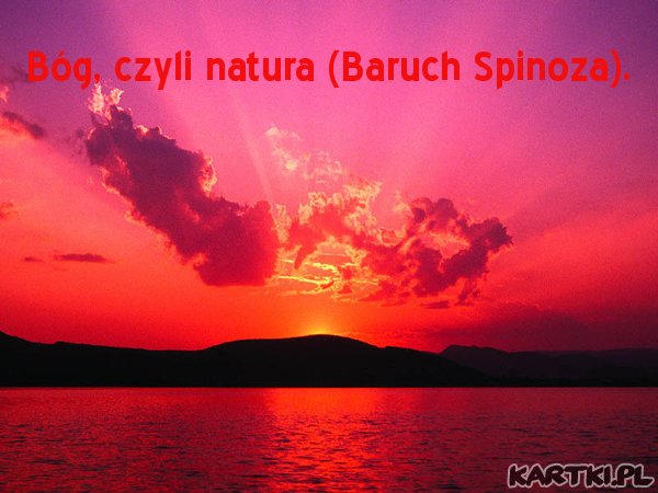 Zachodzące słońce