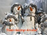 Uśmiechniętego dzionka...-zimowe pozdrowienia