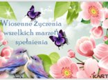Wiosenne życzenia wszelkich marzeń spełnienia